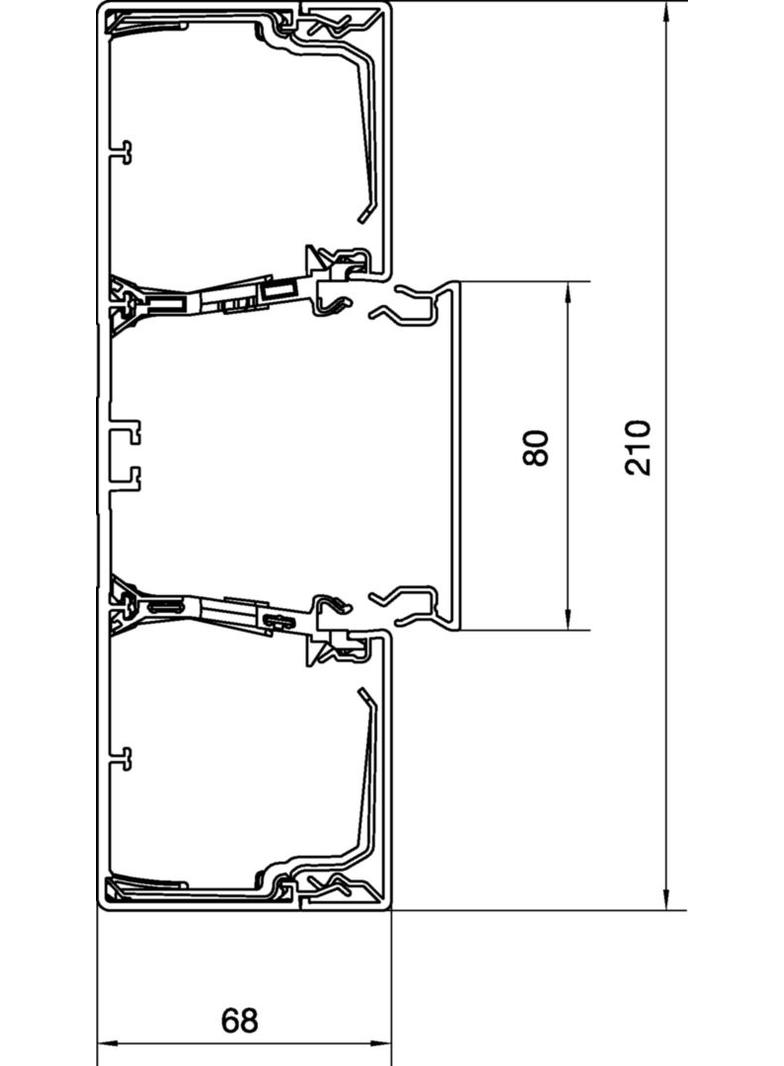 tehalit.BRN65 Podstawa 210mm, biały