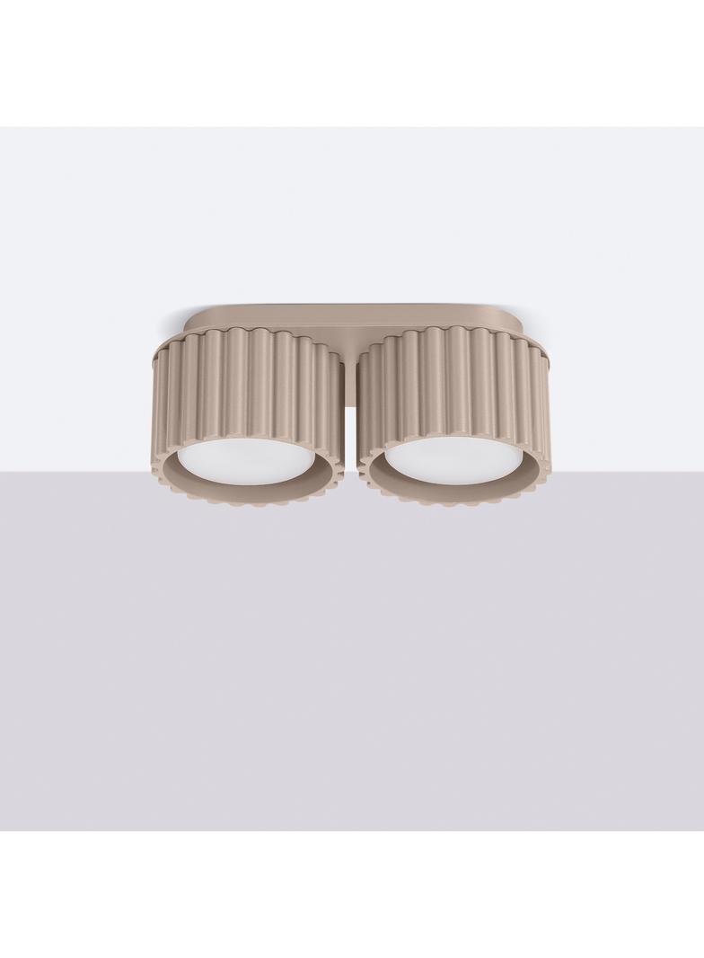 SOLLUX Plafon AURA 2 taupe Gx53 ; SL.1818