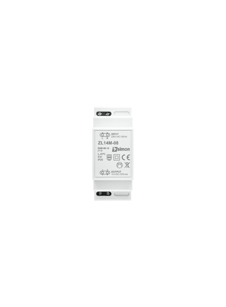 Simon 54 Zasilacz LED modułowy 14V DC 8W ZL14M-08 KONTAKT