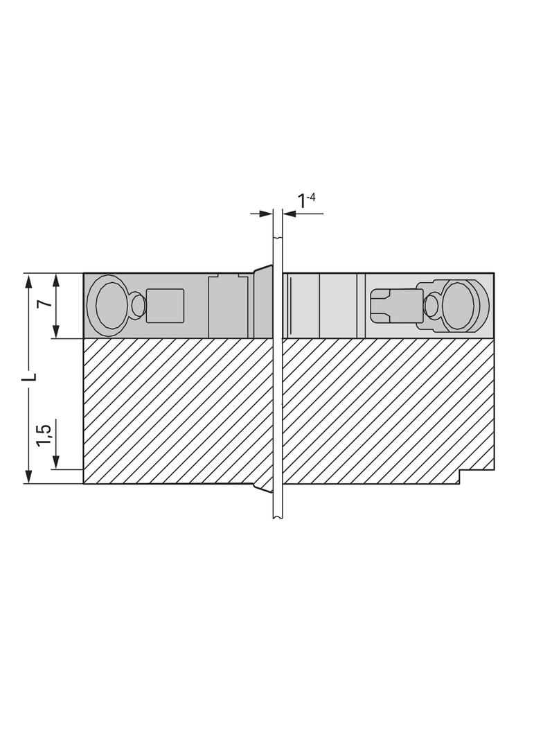 złączka przepustowa końcowa 4 mm2