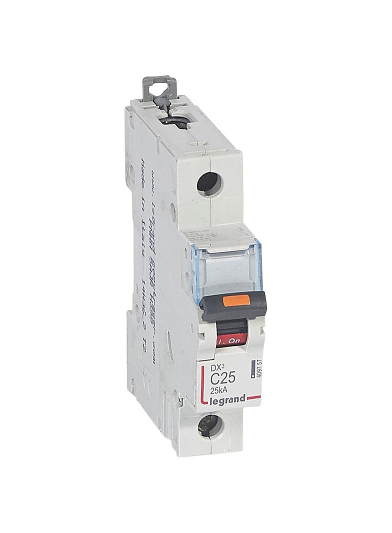 Wyłącznik Nadprądowy S321 C25 1P 25A 25Ka DX3 409757 LEGRAND