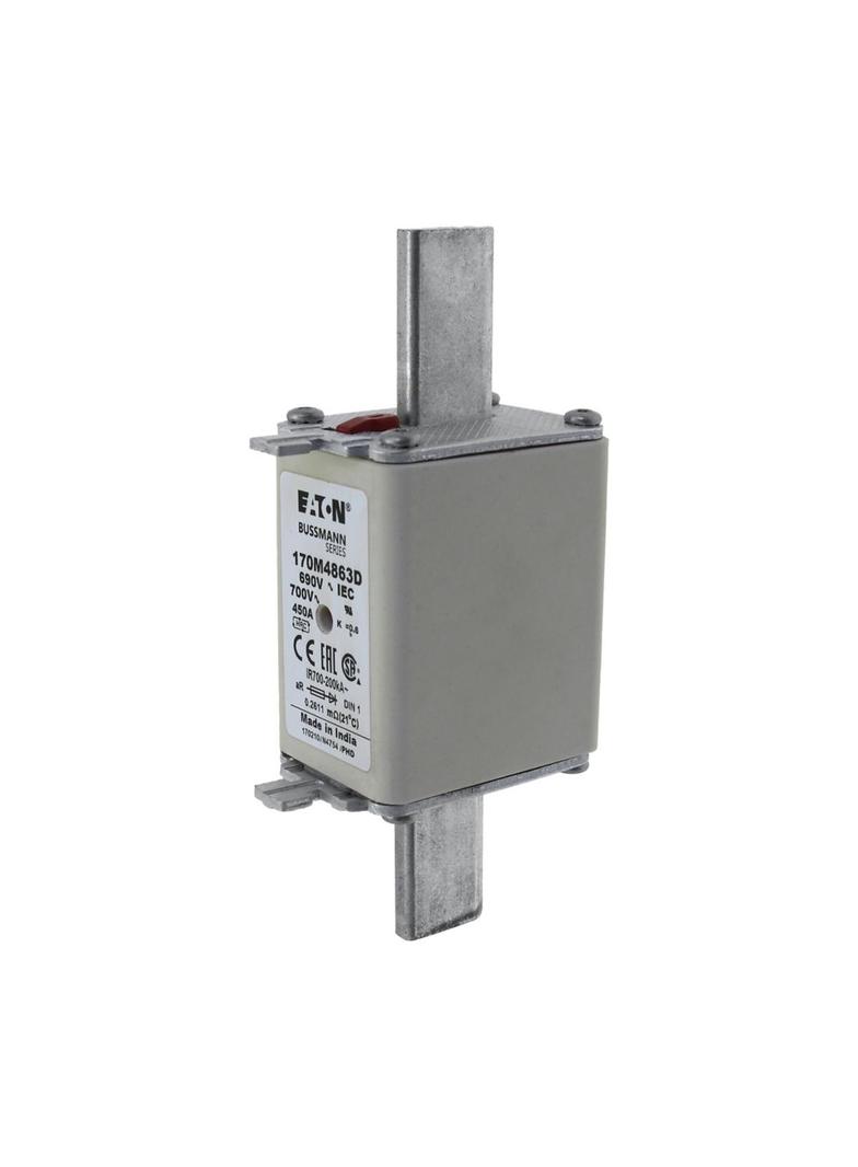 450A 690V aR DIN 1 HSDNH FUSE Wkładka szybka 450A AC 690V DIN 1 aR DIN IEC podwójny wskaźni 170M4863