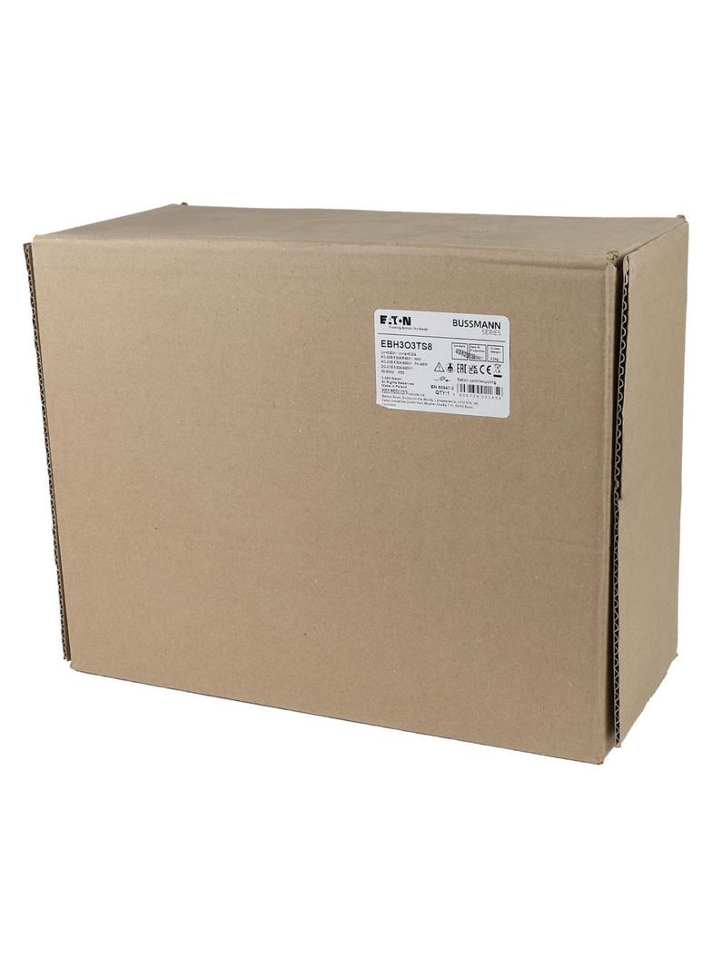 EBH3O3TS8 Rozłącznik bezpiecznikowy poziomy 630A AC 690V NH3 AC22B 3P IEC montaż na płycie, EBH3O3TS