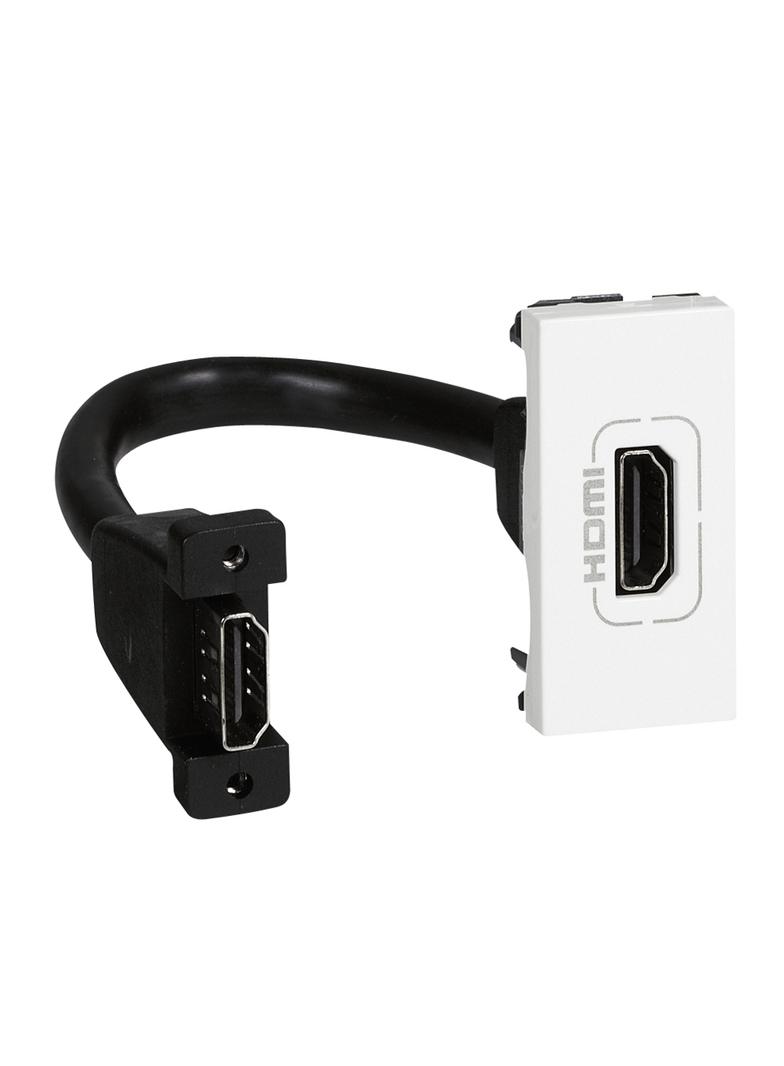 Mosaic Gniazdo Hdmi Typu A Z Przewodem Biały 078778 LEGRAND