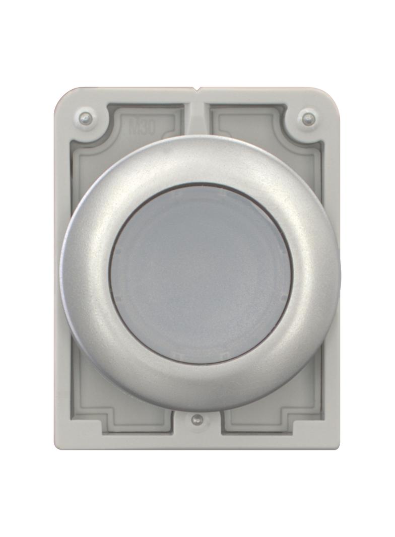 M30C-FDL-W Przycisk podświetlany 30mm płaski biały z samopowrotem 182925 EATON