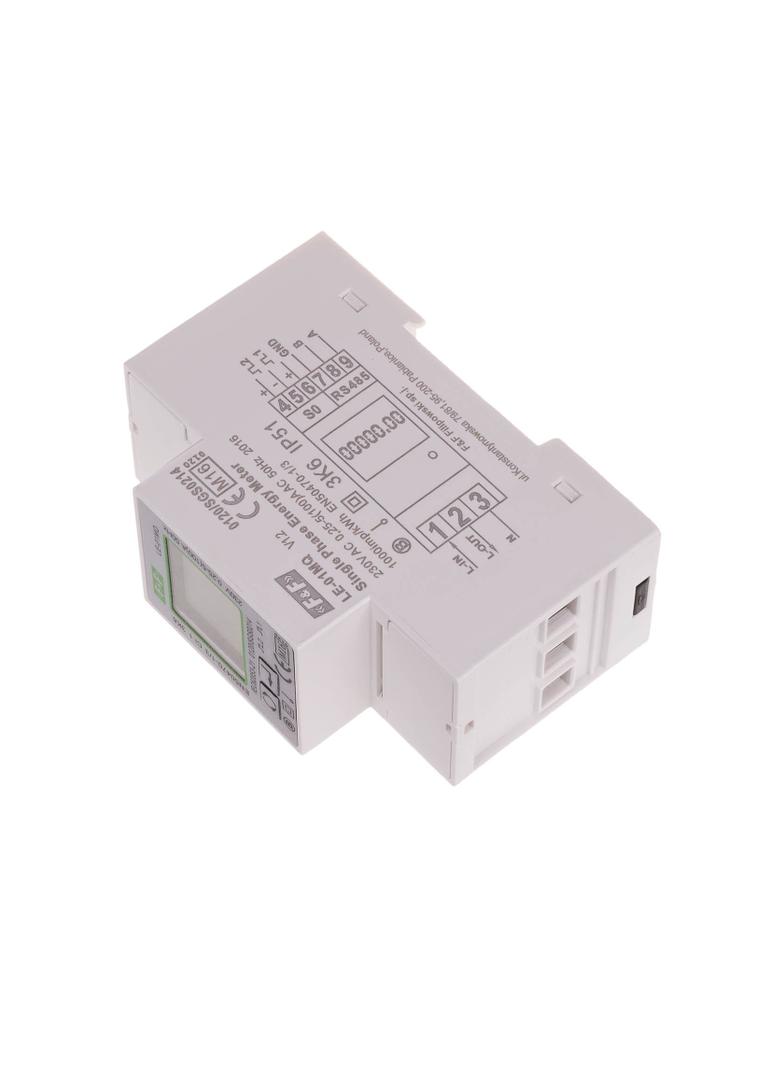 "Jednofazowy licznik zużycia energii czynnej i biernej Modbus RTU 100(5)A