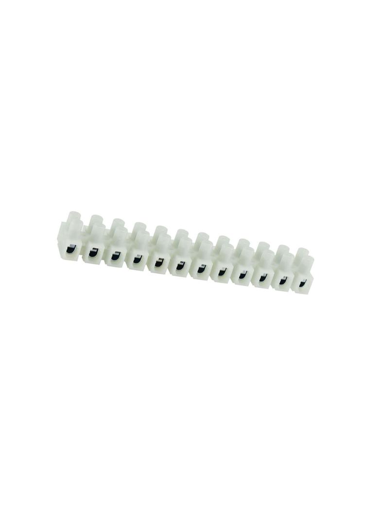 Listwa zaciskowa gwintowa termoplastyczna z podkładką, 4mm2, 12 torów transparentny LPA12‑4 89089110 SIMET