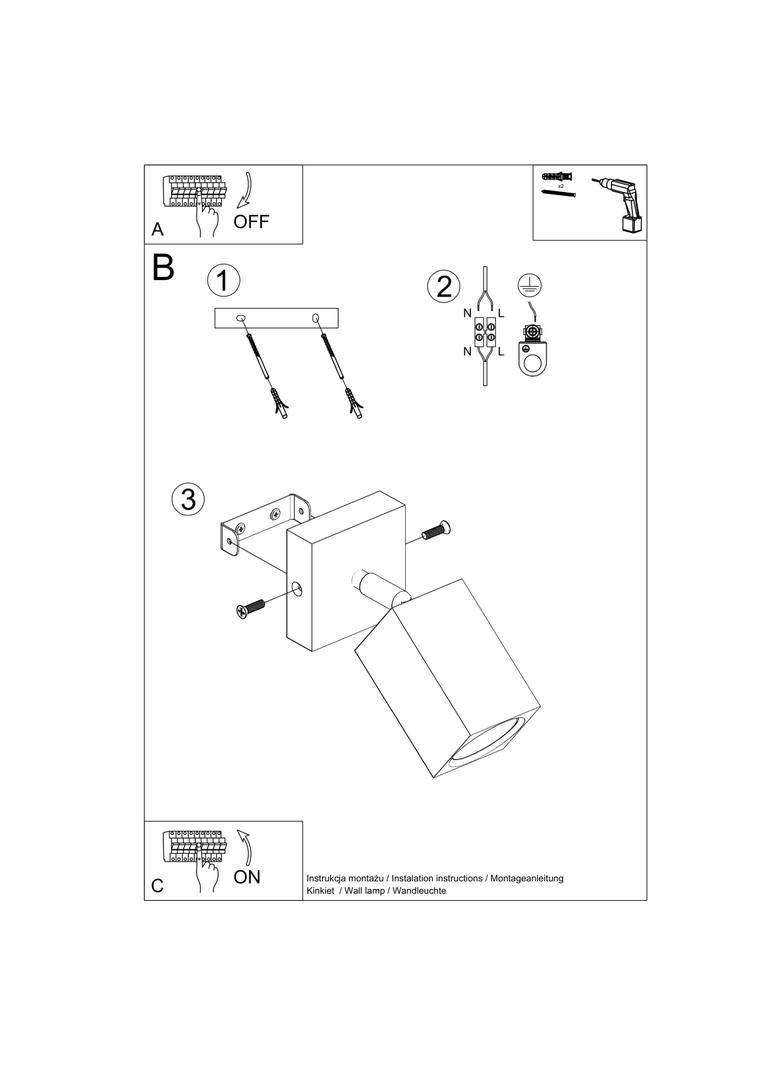Sollux Kinkiet KEKE dąb SL.1035