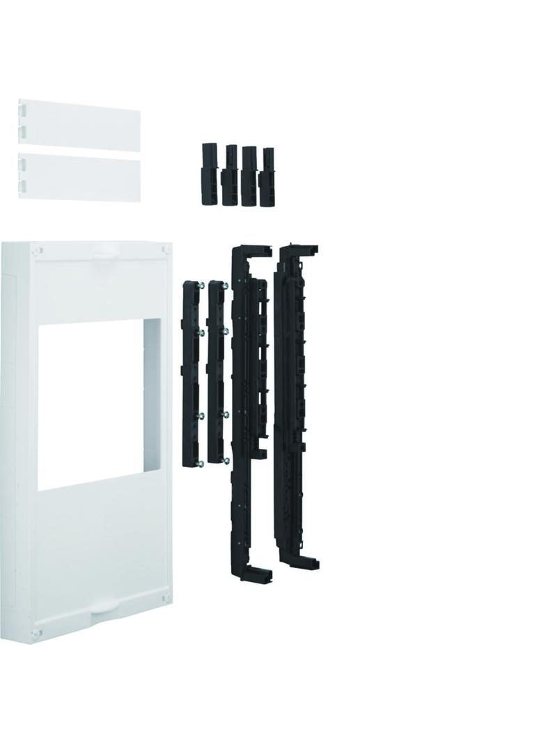 univers N Blok dla szyn zbiorczych poziomych 60mm 4/5-pol. 2xNH00 450x250mm UE31E2B HAGER