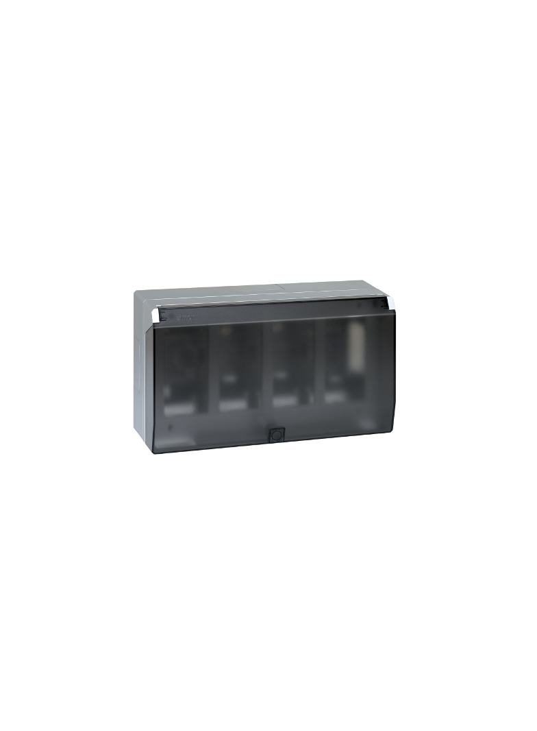 Simon Connect Obudowa natynkowa S500 z pokrywą 4-modułowa 8x K45 kompletna aluminium 51040004-033 KONTAKT