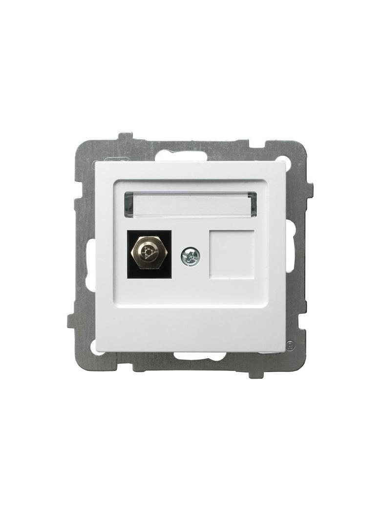 AS Gniazdo ekwipotencjalne pojedyncze - kolor biały