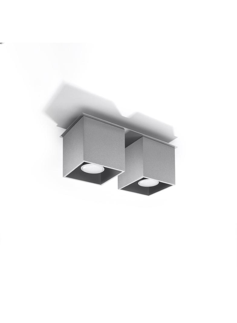 Sollux Plafon QUAD 2 szary SL.0064