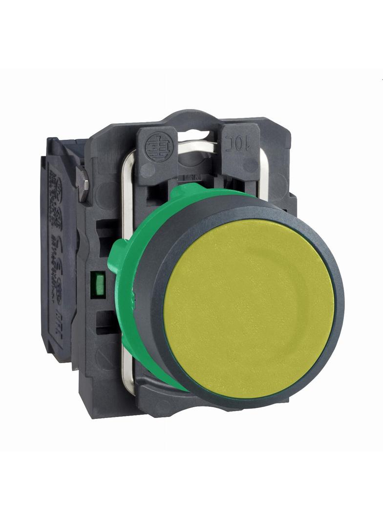 Harmony XB5 Przycisk płaski żółty, plastikowy