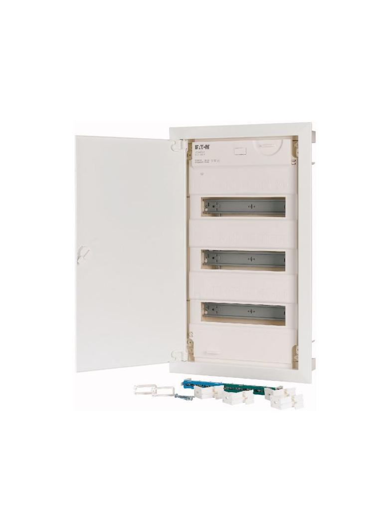 KLV-36UPS-F Rozdzielnica modułowa podtynkowa płaska 3x12 kl.II IP30 zawiera listwy N/PE 178818 EATON