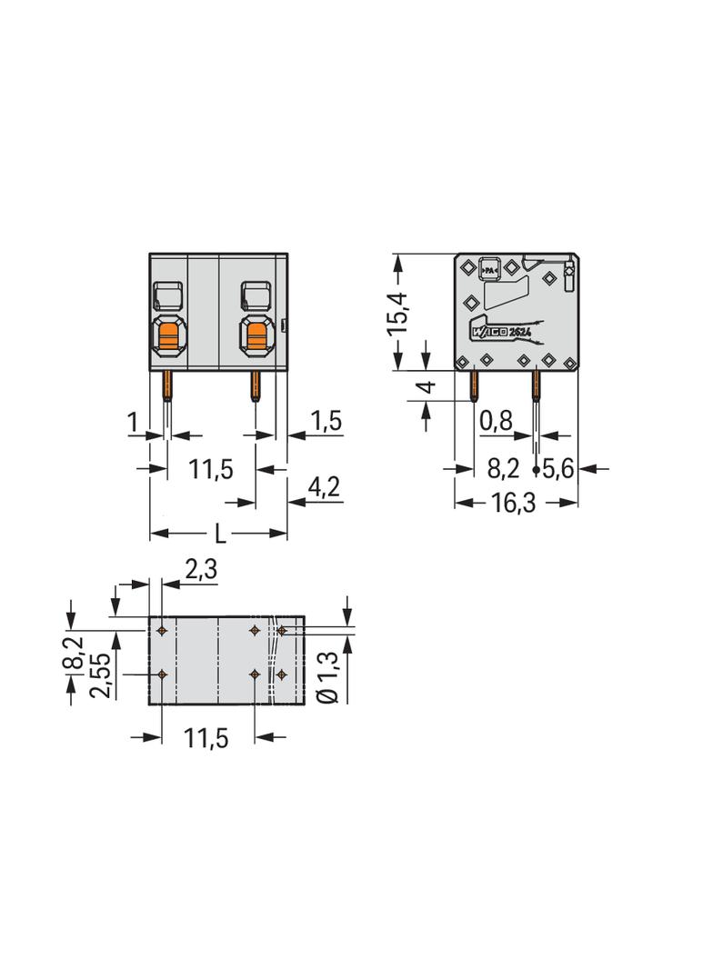 złączka do płytek drukowanych