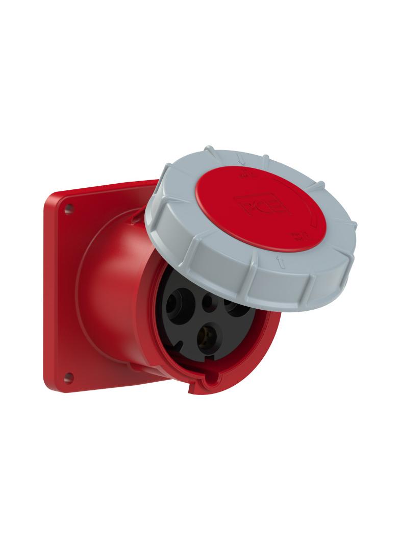 GNIAZDO TABLICOWE PROSTE POWER TWIST IP75 125A 400V 3P+Z 120x120mm  IP67