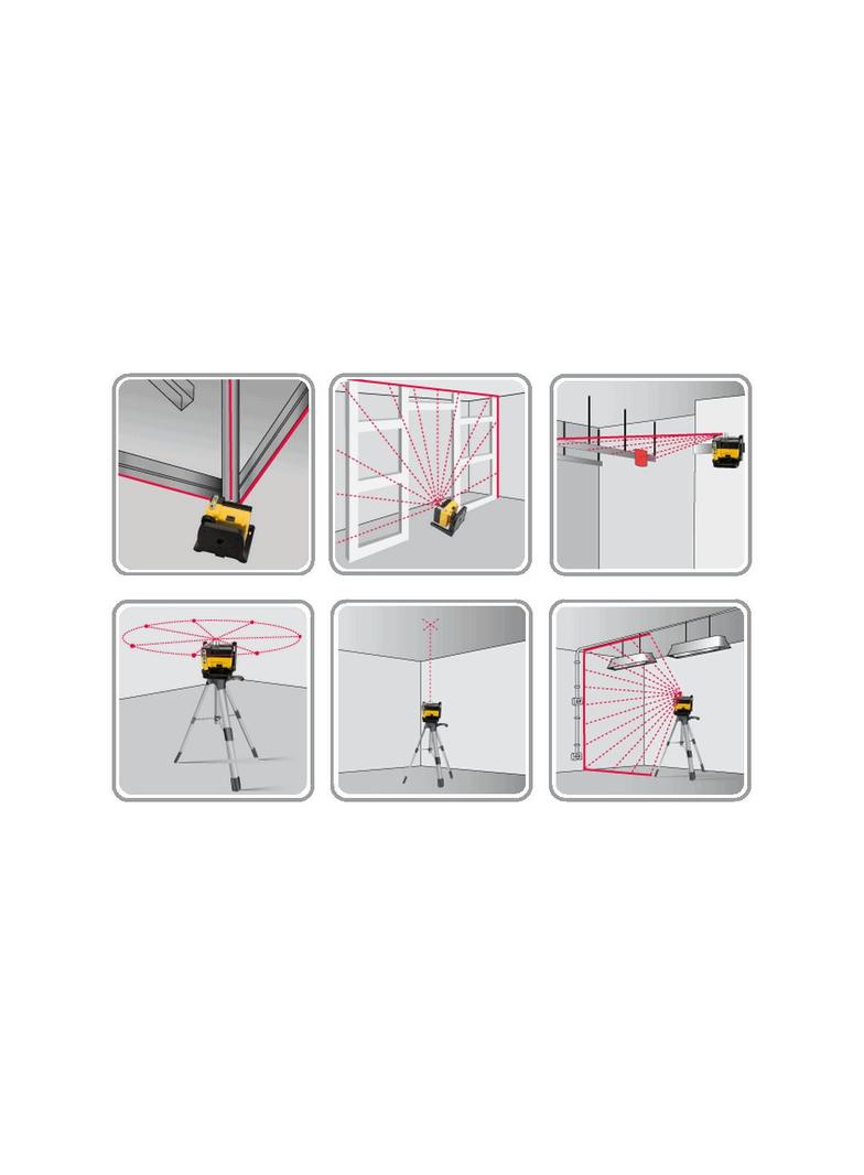 Poziomnica laserowa obrotowa, statyw