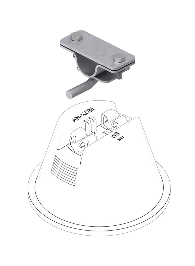 Nadstawka do uchwytu przew.w izol. wysokon./OG/ PW