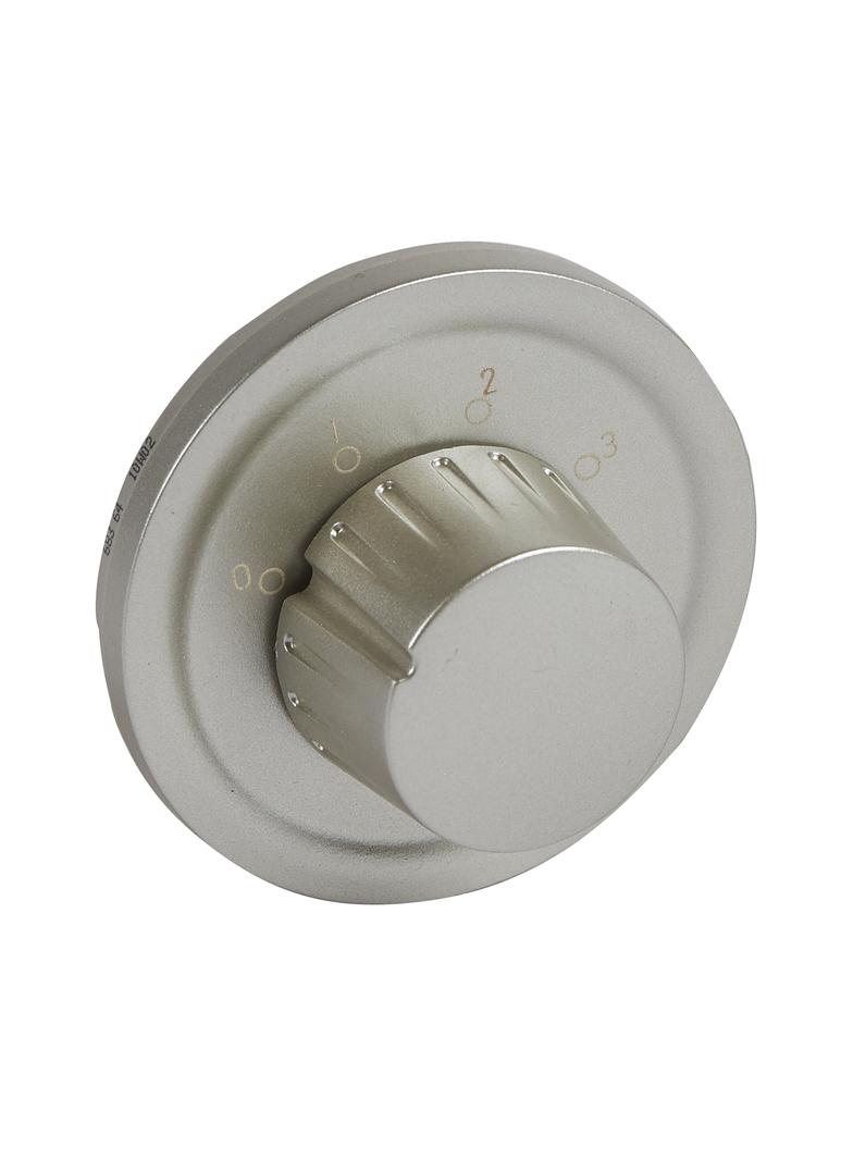 CELIANE - PLAKIETKA STEROWNIKA WENTYLACJI 4-POŁOŻENIOWEGO TYTANOWA, Legrand