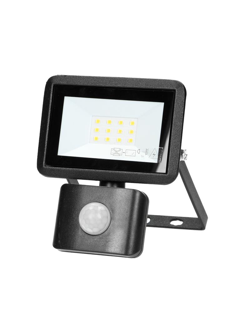 FARO S LED 10W naświetlacz z PIR 800lm IP44 4000K aluminium + szkło AD-NL-6252BLR4 ORNO