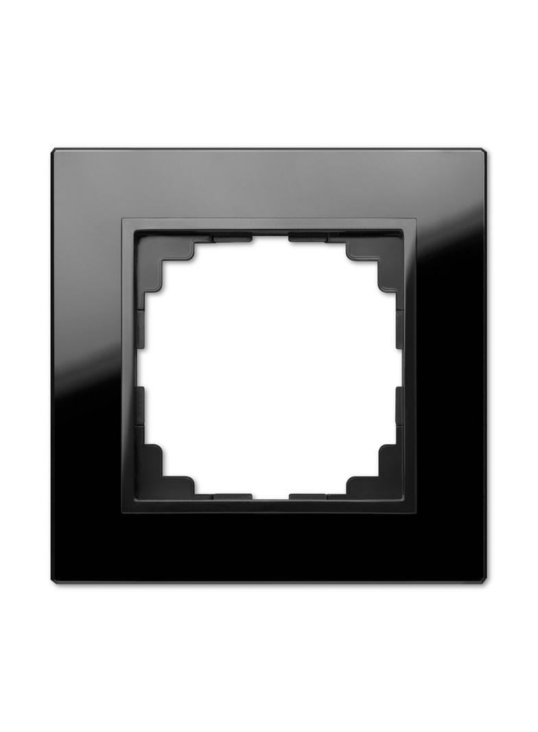 Ramka SENTIA 1x Szkło  IP 20 czarna