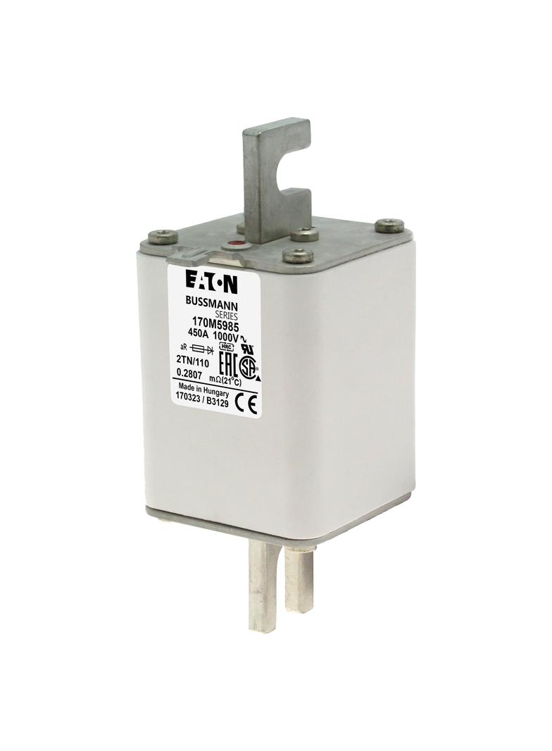 450A 1000V 2TN/110 aR INDICATOR FUSE Wkładka szybka 450A AC 1000V DIN 2 59x75x138 mm aR, 170M5985 EA