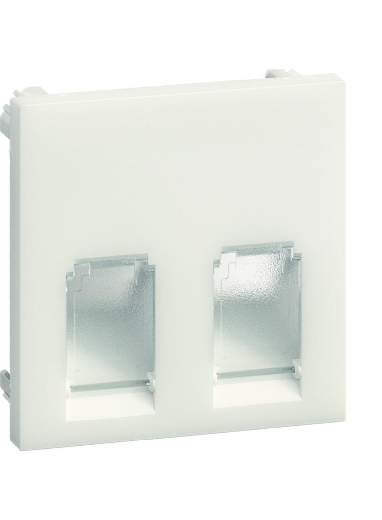 tehalit.WA Płytka 2RJ45 (GMDM) ABS bezhalogenowy biały GZDM29016 HAGER