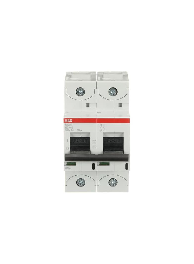 S802S-UCK40 Wyłącznik nadprądowy 50kA AC/DC 2P UCK40A 2CCS862001R1557 ABB