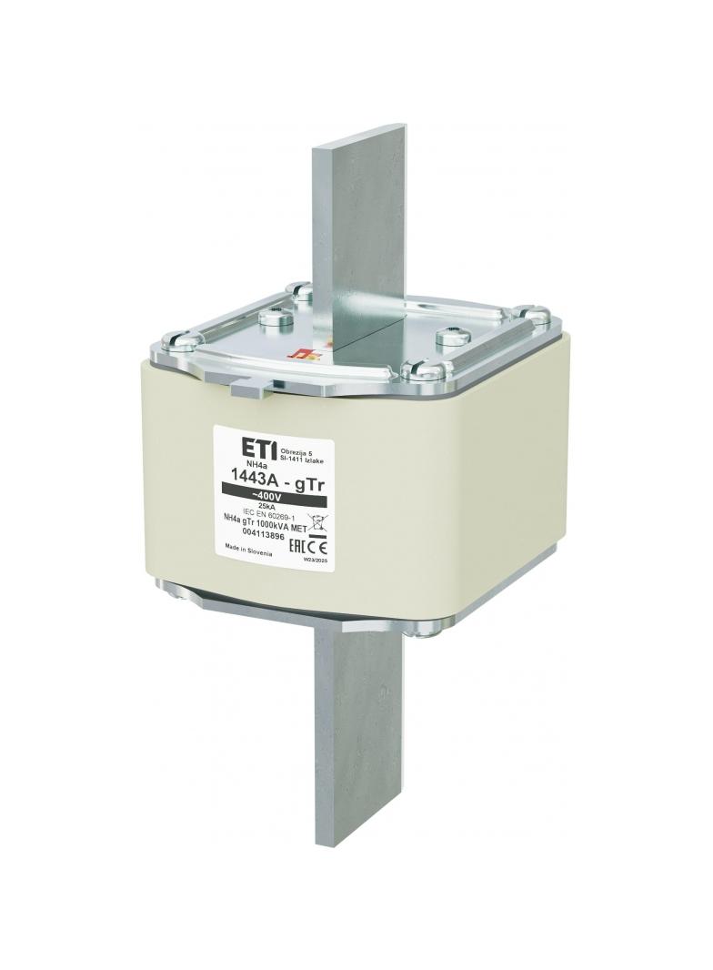 WT/NH 4a 1000A gTR 400V -pomiarowa - Wkładka topikowa WT/NH gTr pomiarowa
