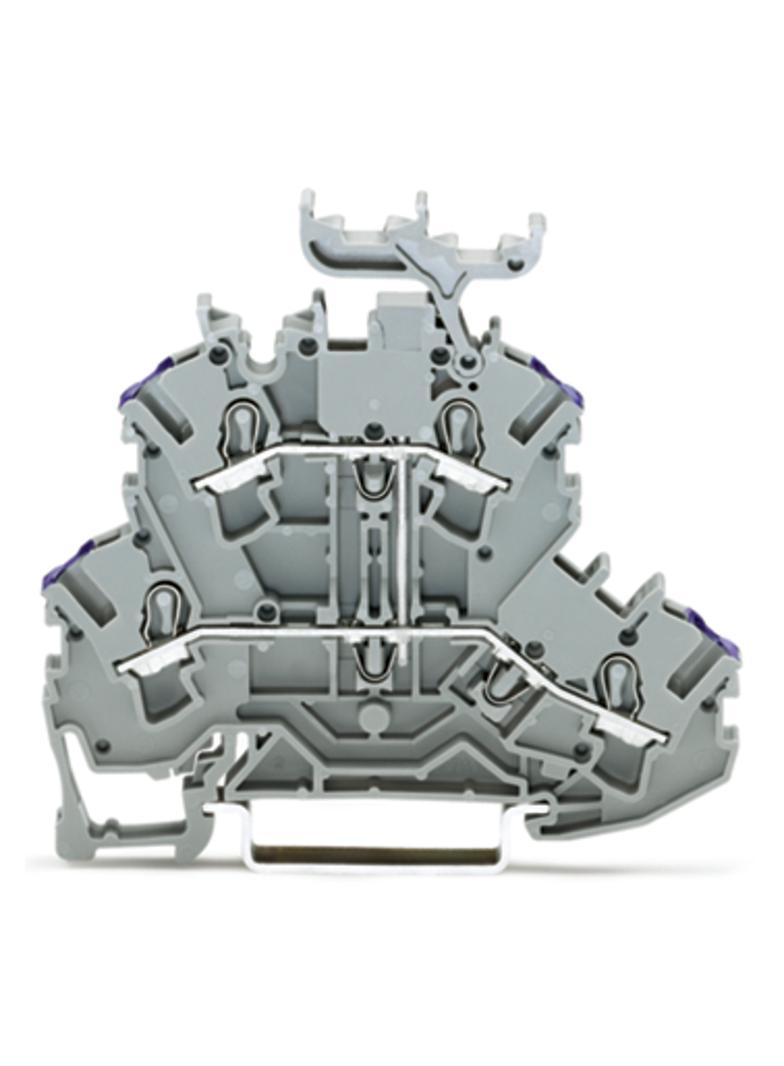 TOPJOBS złączka 2-piętrowa 2,5 mm2 L szara