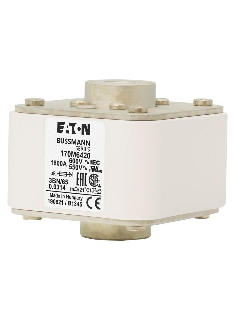 FUSE 1800A 600V 3BN/65 AR UR Wkładka szybka 1800A AC 600V rozmiar 3 76x92x53 mm aR IEC UL 170M6420 E