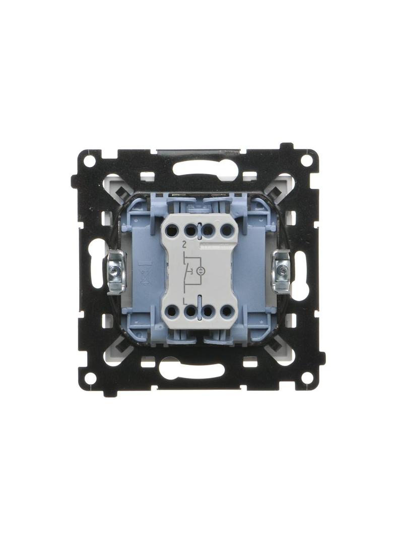 Simon 55 Przycisk zwierny /dzwonek/ z podświetleniem LED szybkozłączka Biały mat