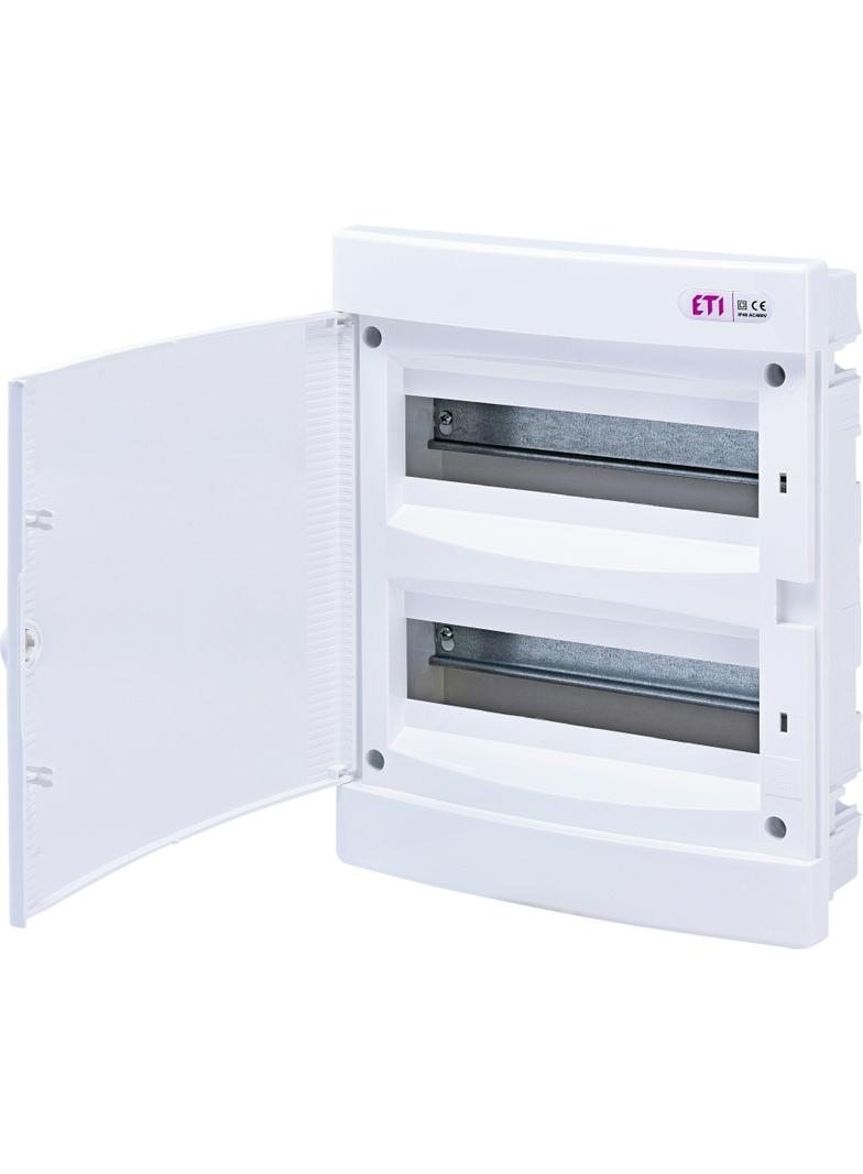 ECM24PO-s  - Obudowa podtynkowa 24 mod. drzwi białe