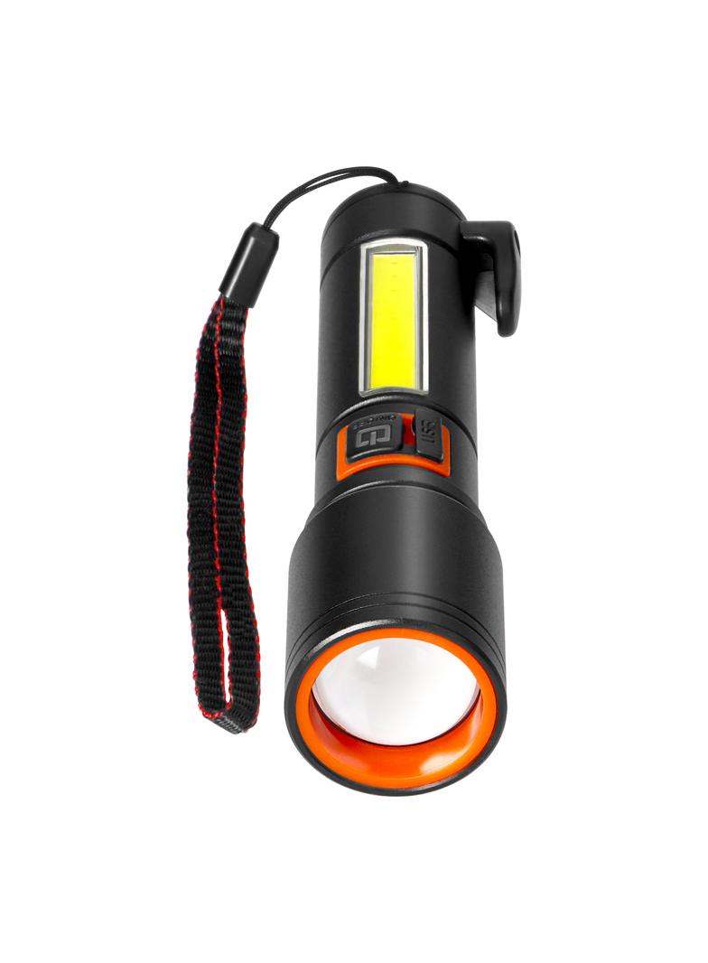 Latarka LED, 270/105lm, 1200mAh, przecinak do pasów, młotek bezpieczeństwa LT-30 ORNO