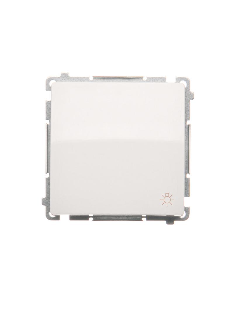 Simon Basic Przycisk światło 10A 250V szybkozłączka biały BMS1.01/11 KONTAKT