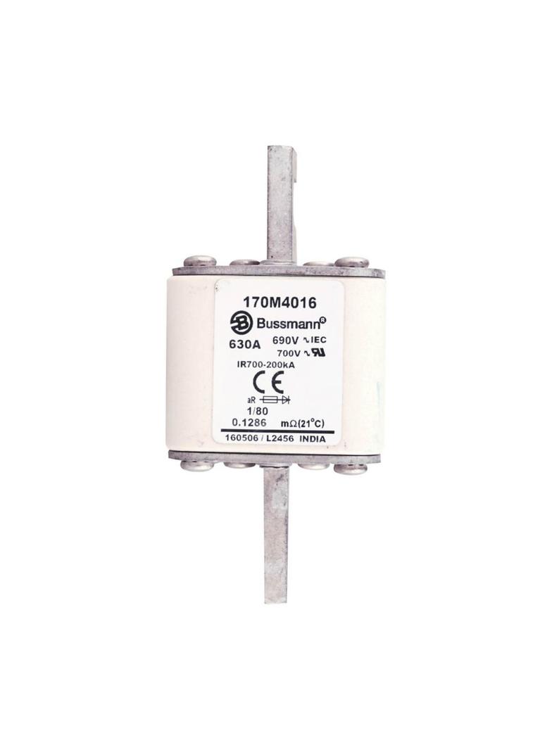 630A 690V 1/80 aR INDICATOR FUSE Wkładka szybka 630A AC 690V DIN 1 53x53x108 mm aR DIN, 170M4016 EAT