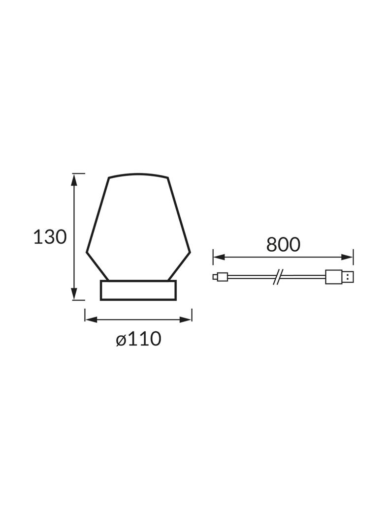 Lampka stołowa SMD LED ABI LED CRYSTAL WW CW