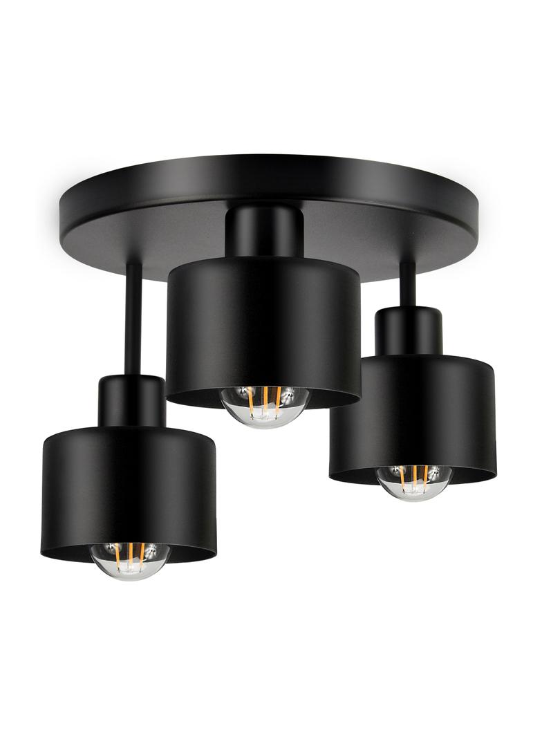 Ramos 3P E27, lampa wisząca, max. 3x60W, czarna AD-LD-6258BE27M ORNO
