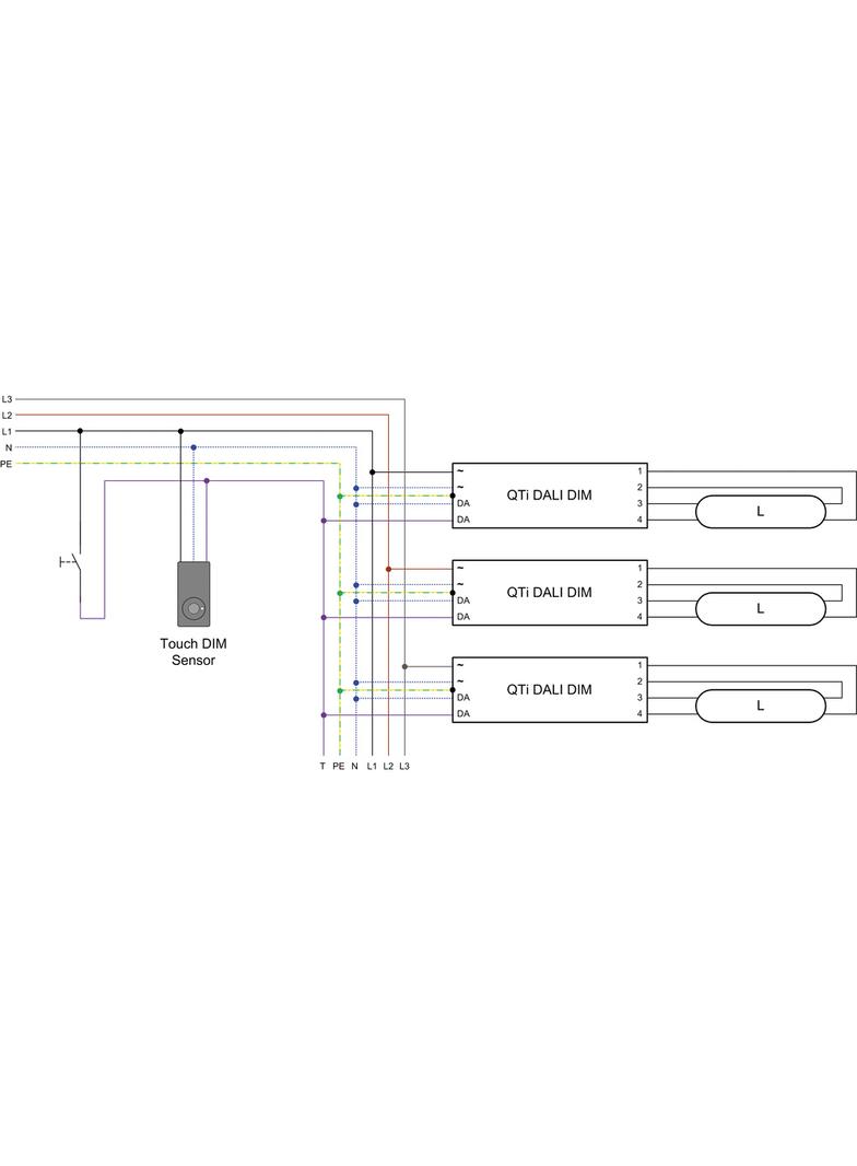 QTIDALI 3X14/24/220-240 DIM UNV1 OSRAM