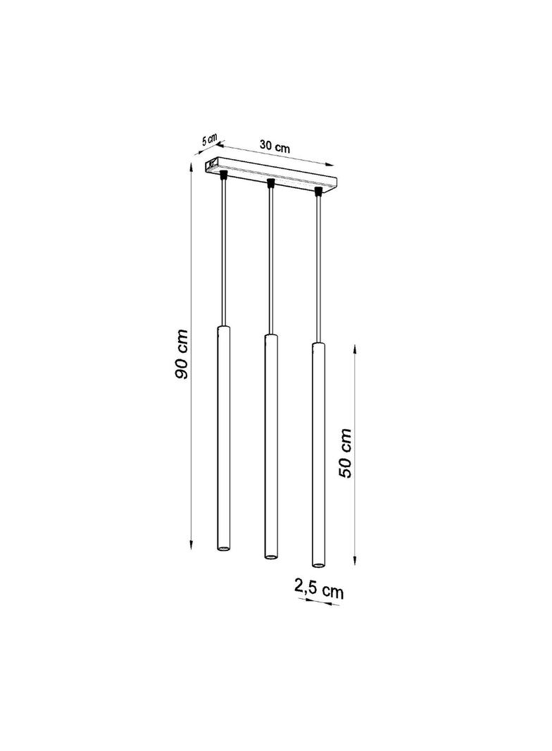 Sollux Lampa wisząca PASTELO 3 biała SL.0466