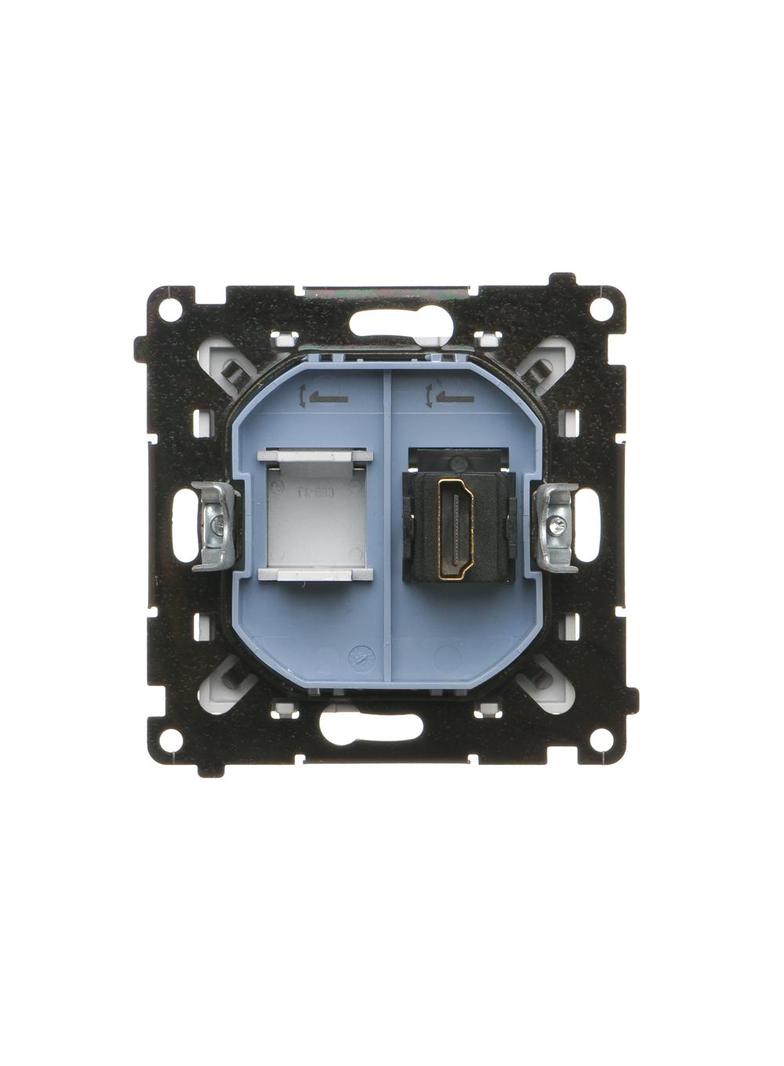 Simon 55 Gniazdo HDMI Aluminium mat TGHDMI.01/143 KONTAKT