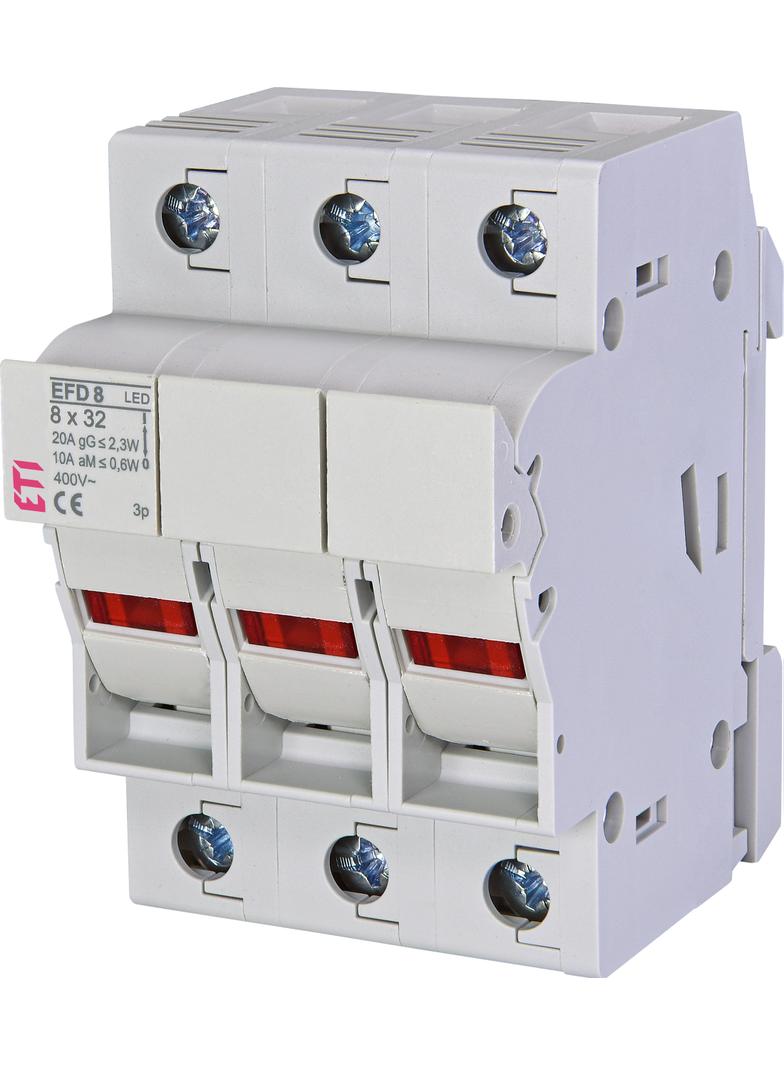 Rozłącznik bezpiecznikowy z adapterem EFD 8 3P LED AD 002520314 ETI