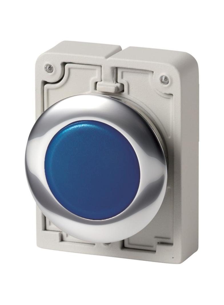 M30C-FL-B Główka lampki sygnalizacyjnej 30mm płaska niebieski ebieska 183284 EATON