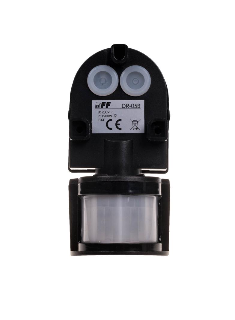 Detektor ruchu DR-05 czarny 180st 230V AC DR-05B F&F