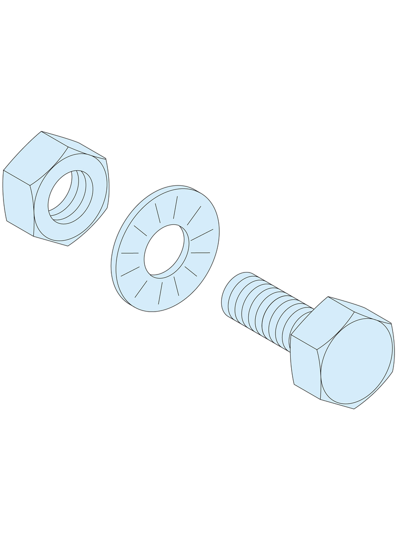 Rozdzielnice PrismaSet, śruby M6x20 do szyn 5mm 20sztuk