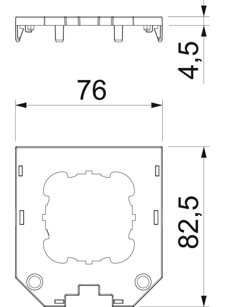 UT3 D1, Ramka montażowa