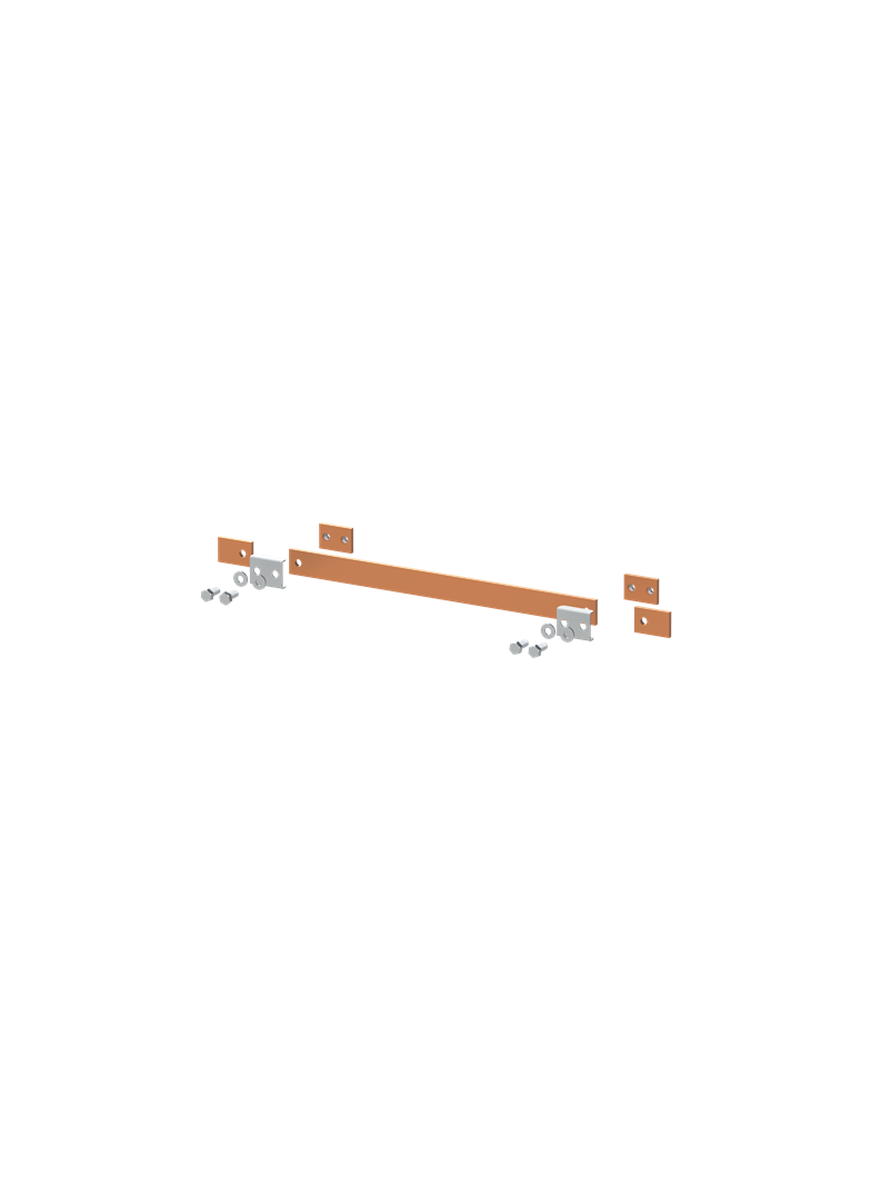 ZX2343 Szyna miedziana 30x5mm szerokość 2PW 500mm V2, A2 (do samodzielnego montażu)
