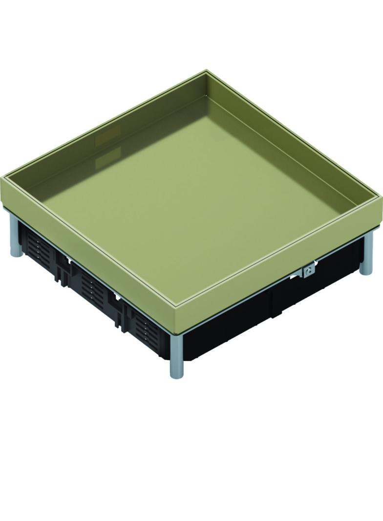 tehalit.VE-EE Pokrywa pełna IP54 5kN MKQ12 244x244 25mm mosiądz MKQ120BL25 HAGER
