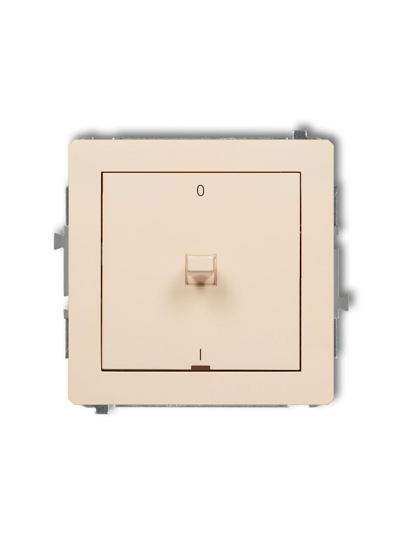 DECO Mechanizm łącznika dwubiegunowego w stylu amerykańskim beżowy