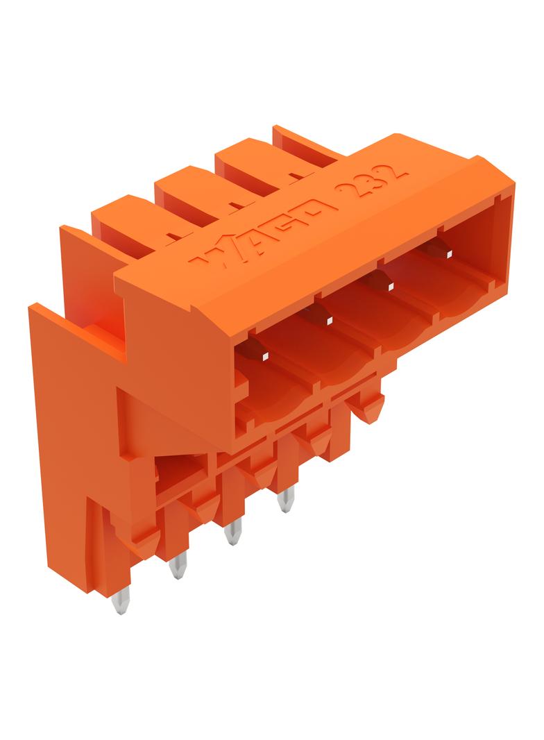 MCS-MIDI Classic wtyk podwyższony 4-bieg. pomarańczowy raster 5,08 mm /100szt./ WAGO